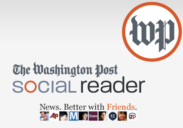 Social Reader, la aplicación social de noticias del Washington Post en Facebook