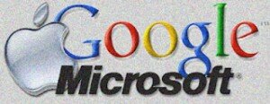 google apple y microsoft