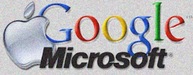 google apple y microsoft